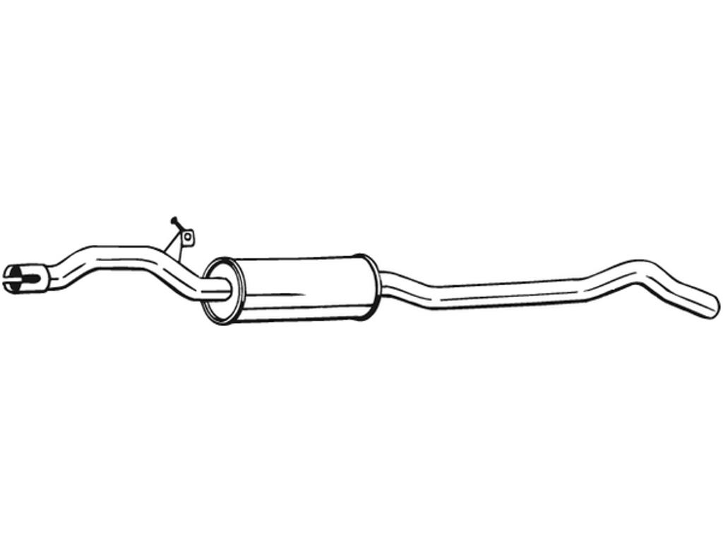 Silencieux central, dautres articles nécessaires: cf. liste daccessoires:  