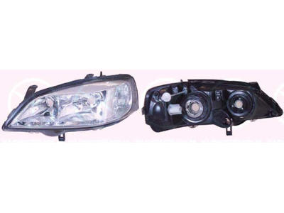 Headlight, H7/HB3, for vehicles with headlight levelling, Left, Illuminance [lx]: 17.5