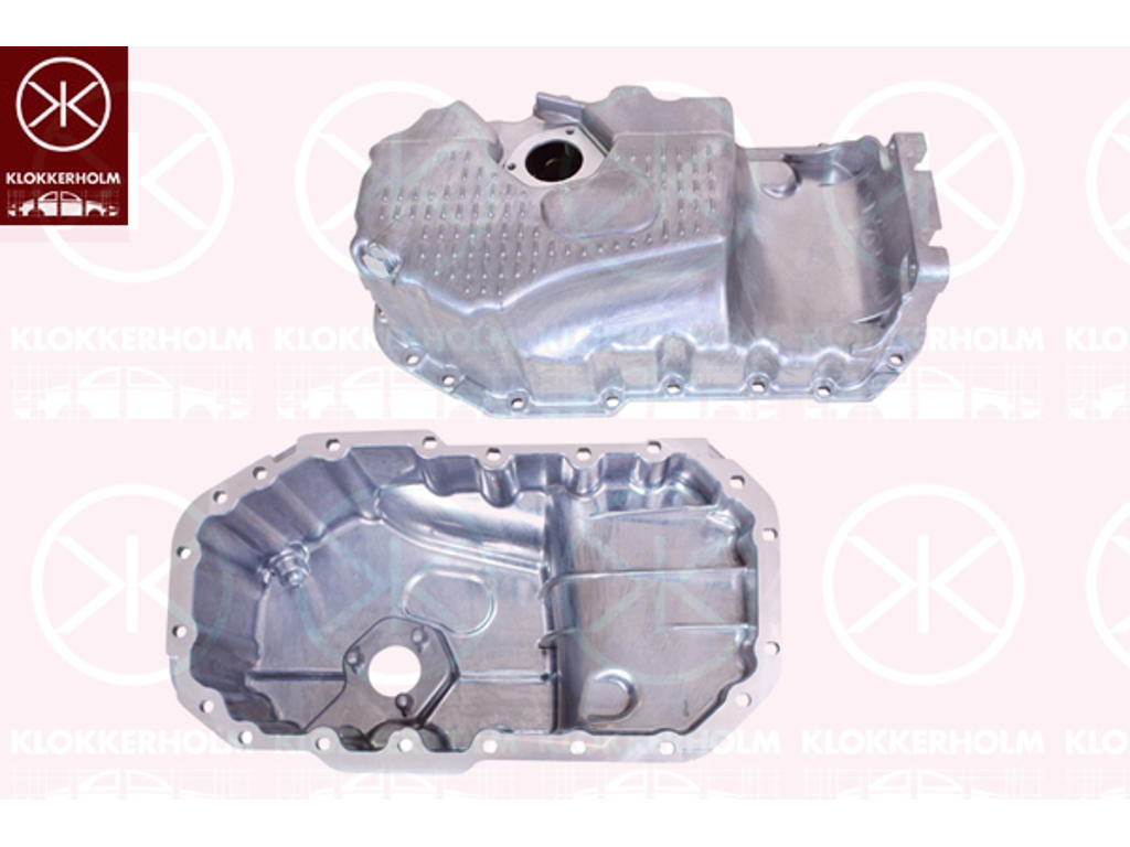 Oil Sump, Aluminium, with bore for oil-level sensor