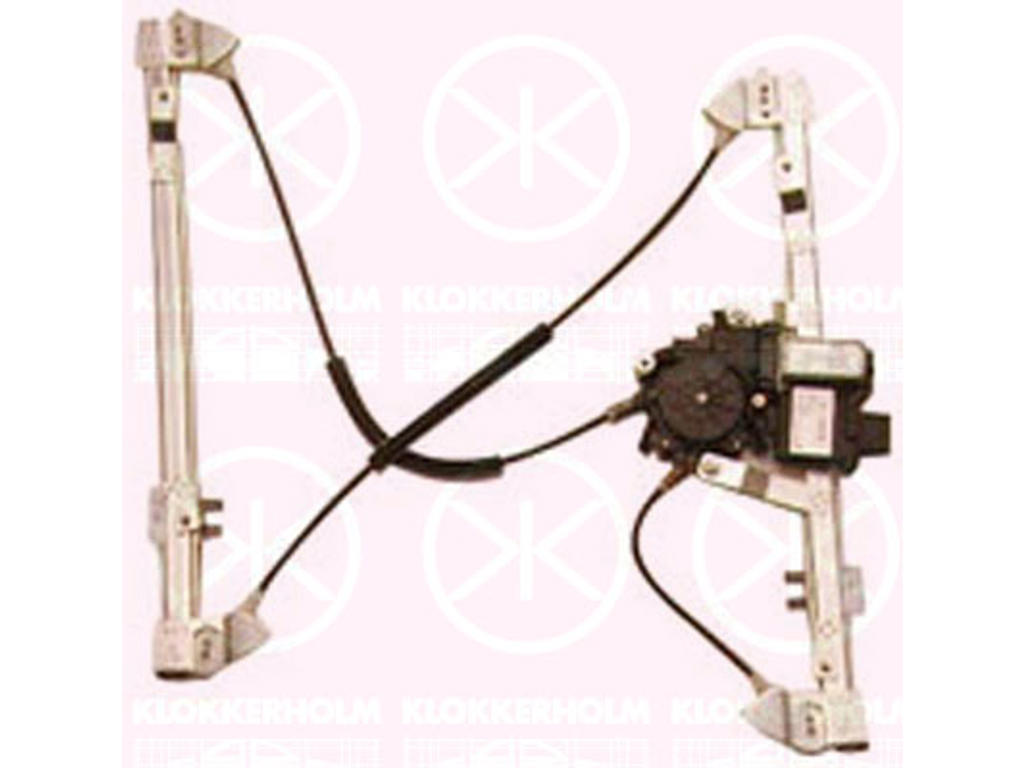 Window Regulator, Left Front, Electric, with comfort function, with electric motor, Number of pins: 6