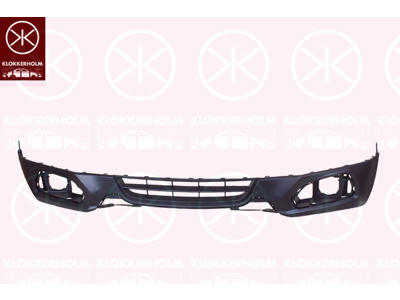 Bumper, Front, black, Lower Section