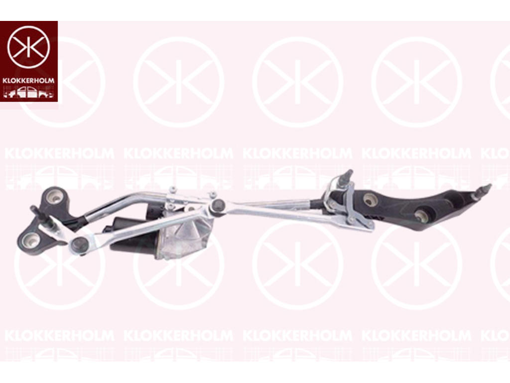 Window Cleaning System, Front, with electric motor, Set, for left-hand drive vehicles