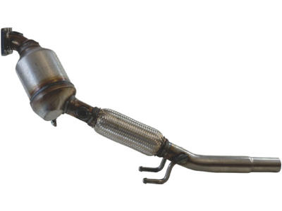 Catalytic Converter, with mounting parts, Euro 5, Emission Standard: Euro 6