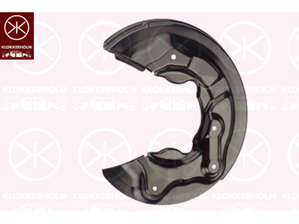 Bromssköld, Bakaxel höger, 4 WD, för bromsskivediameter [mm]: 272, Diameter 1/diameter 2 [mm]: 320/65