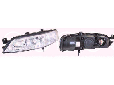 Headlight, H7/H7, for vehicles with headlight levelling, Left, Illuminance [lx]: 20