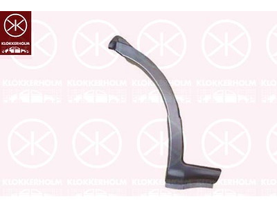 Instegsplåt, Ekonomiplåt, Vänster, framdel, ytterdel