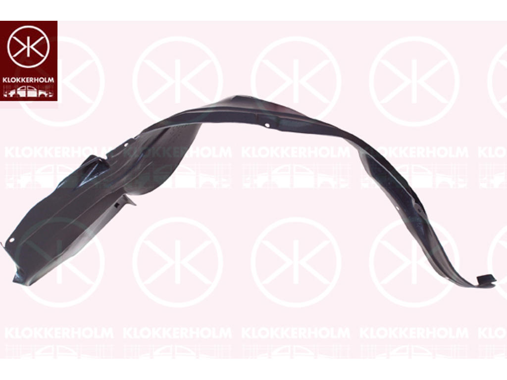 Liner, wheelhouse, Plastic, Left Front