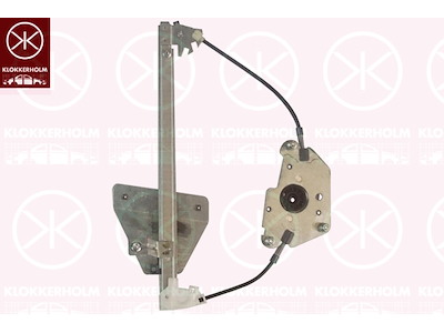 Стеклоподъемник, 4х дверн., без электромотора, электрический, сзади слева