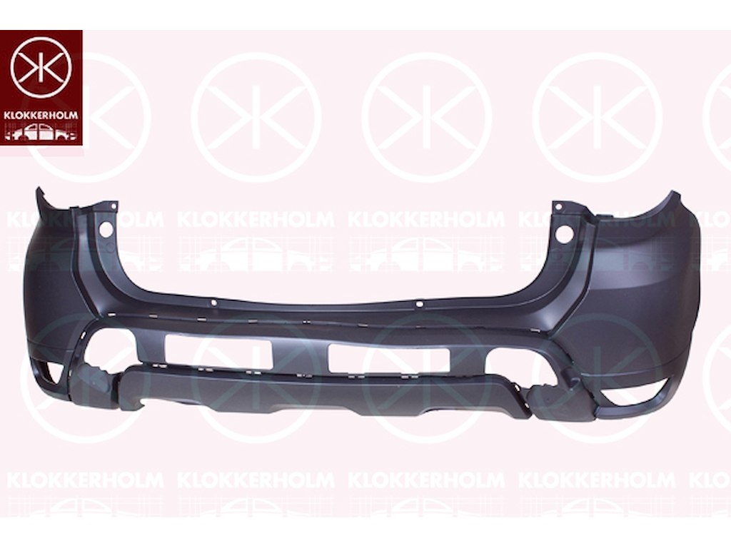 Bumper, Partial primed, Rear