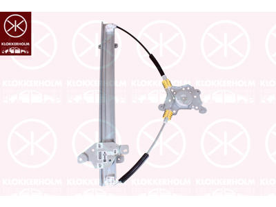 Window Regulator, 4-dr, OE-type, without electric motor, Electric, Left Front