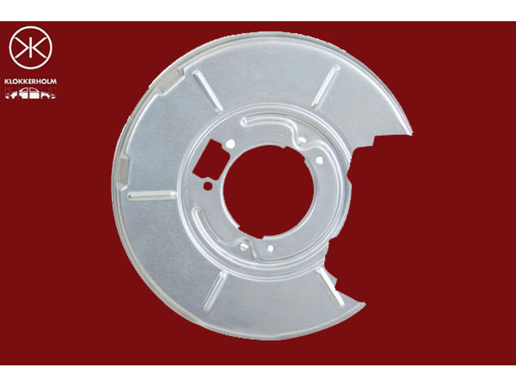 Bromssköld, Bakaxel vänster, för bromsskivediameter [mm]: 294, Diameter 1/diameter 2 [mm]: 308/91, förzinkad