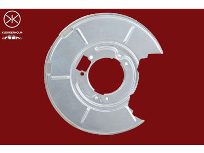 Bromssköld, Bakaxel höger, för bromsskivediameter [mm]: 294, Diameter 1/diameter 2 [mm]: 308/91, förzinkad