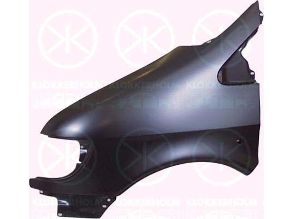 Wing, Left Front, with hole for direction indicator, Length [mm]: 35