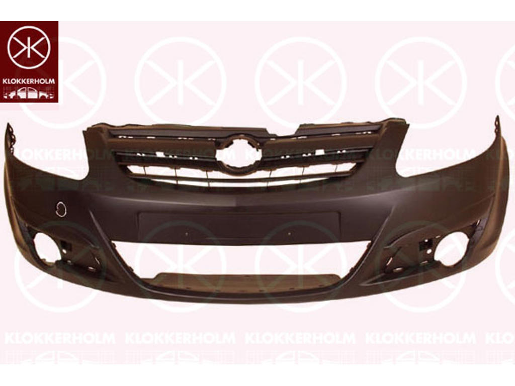 Bumper, w/primer, Front, not for trim level: OPC