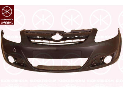 Bumper, w/primer, Front, not for trim level: OPC