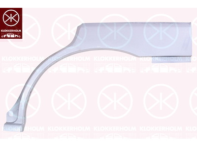 Seitenwand, 4-türig, hinten links, Radlaufrand, Reparaturblech