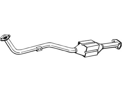 Catalytic Converter, with mounting parts, Emission Standard: Euro 2