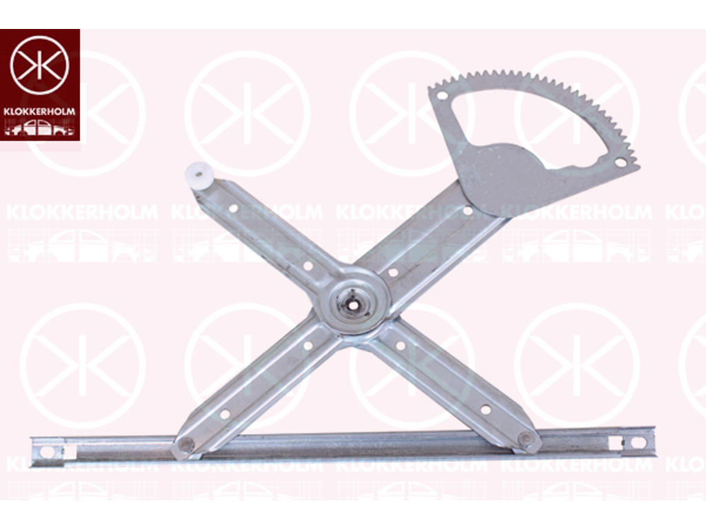 Window Regulator, without electric motor, Electric, Left Rear