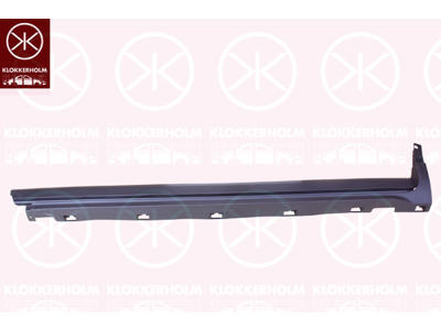 Trim/Protection Strip, quarter panel, Grained, black, Right