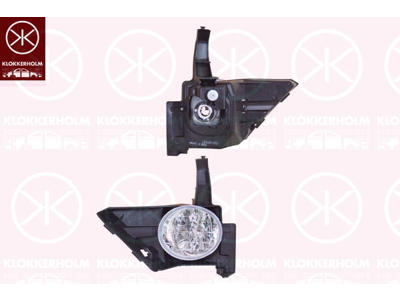 ködlámpa, HB4, kerek, jobb elso