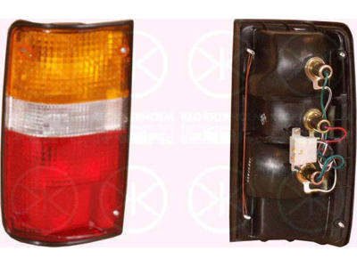 Tail Light Assembly, with bulb holder, Left, not ECE approved