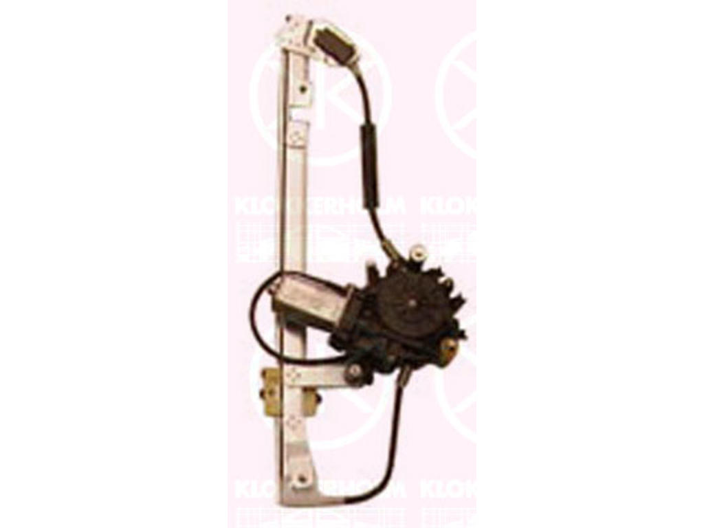 Window Regulator, OE-type, with electric motor, without comfort function, Electric, Left Rear