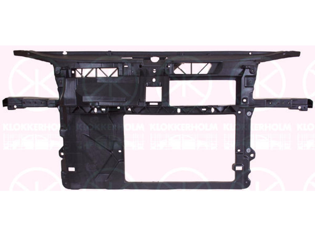 Frontplåt, för fordon utan AC, 430x415, plast, komplett-del