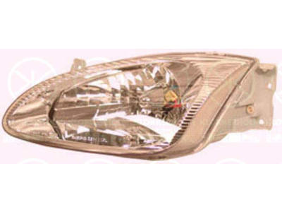 Headlight, H4, for vehicles without headlight levelling, Depo, Left, Illuminance [lx]: 17.5