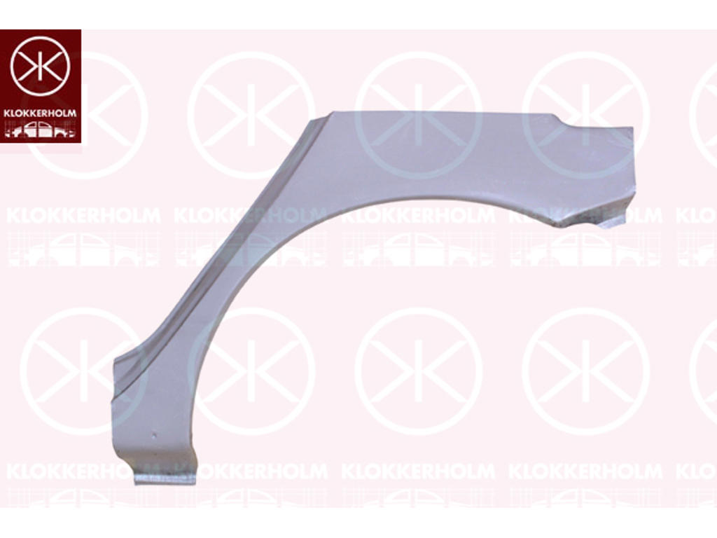 Quarter Panel, 4-dr, Wheel Arch Border, Repair Panel, Left Rear