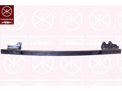 tartó, lökhárító, Acél, elöl, alul