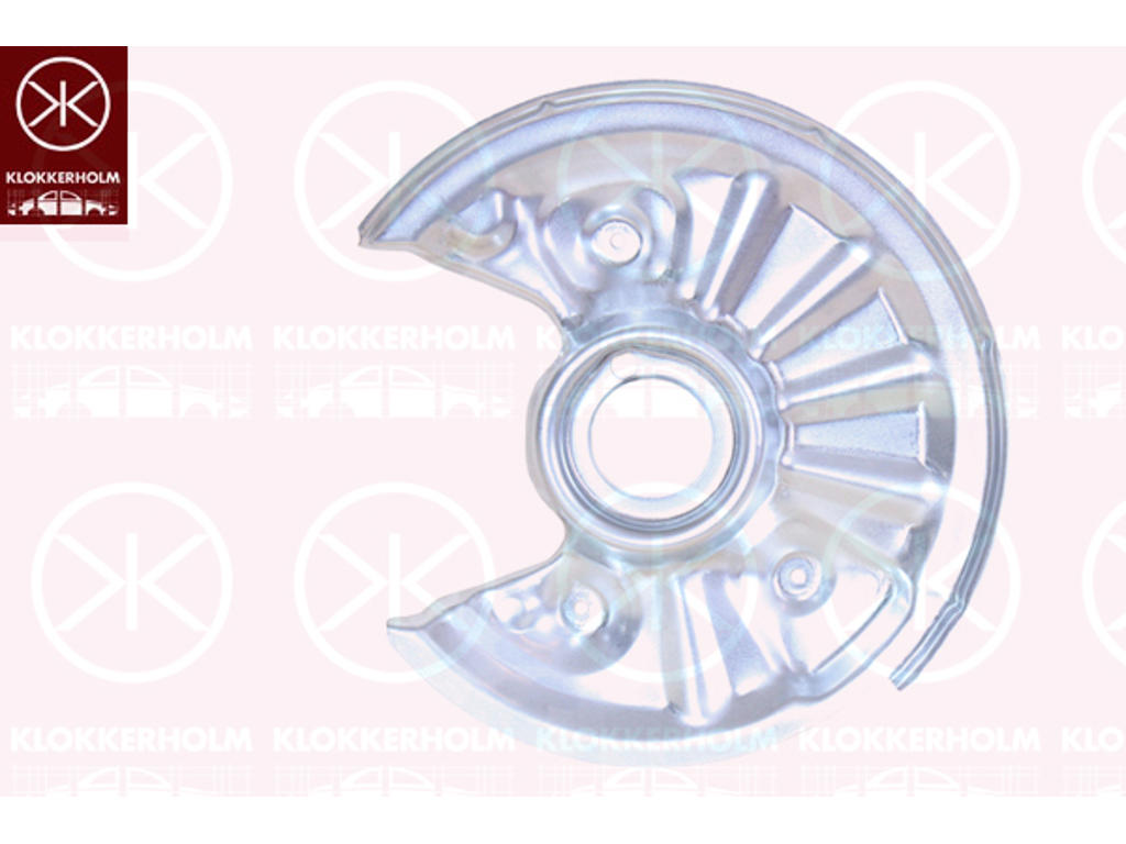 Splash Guard, brake disc, Rear Axle Left, for brake disc diameter [mm]: 300, for brake disc diameter [mm]: 310, Diameter 1/Diameter 2 [mm]: 330/55, Zinc-coated