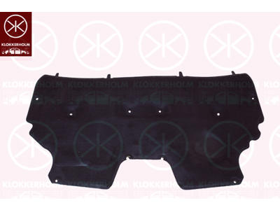 Engine Compartment Noise Insulation, Centre Section, Fitting Position: Bonnet