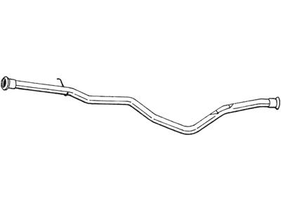 Exhaust Pipe, See accessories list for additionally required parts:  