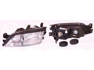 Ajovalo, Valaistusvoimakkuus [lx]: 12.5, H7/H1, Valeo, ajoneuvoihin, joissa valojen korkeussäätö, Oikea