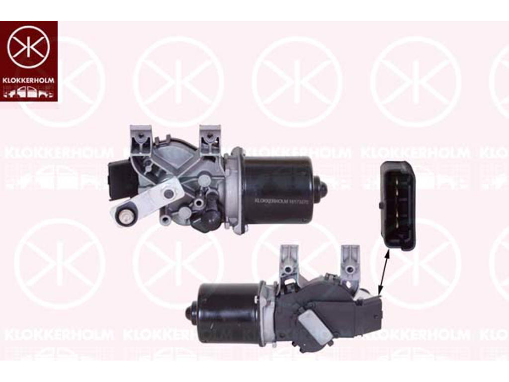 Wiper Motor, Front, Voltage [V]: 12