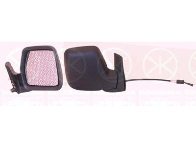 Exterior Mirror, Control: cable pull, Convex, Right
