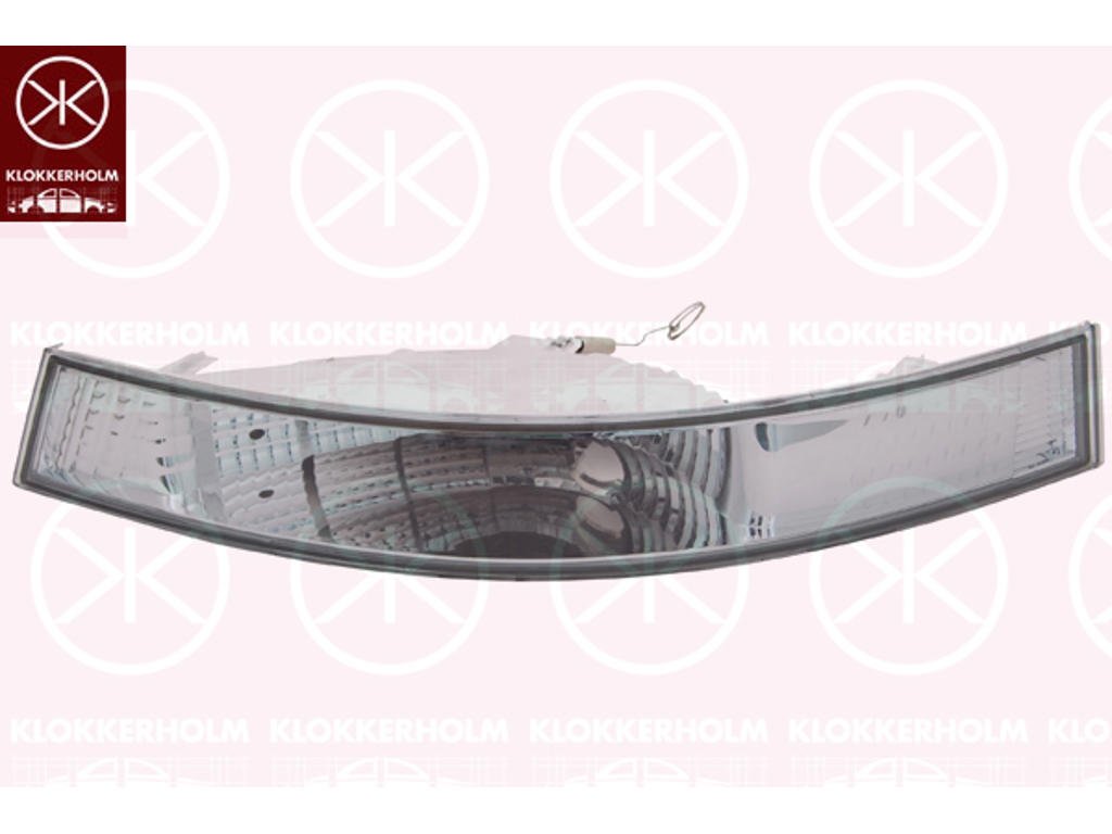 Direction Indicator, without bulb holder, white, Right