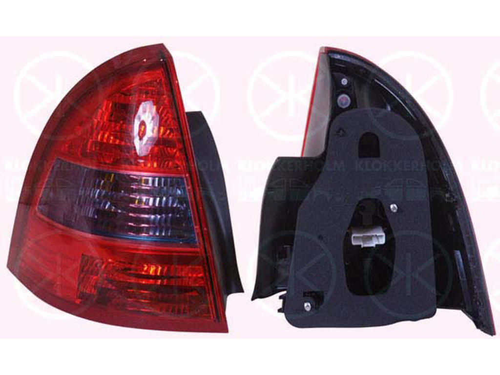 Kombinationsbackljus, utan lamphållare, Vänster, ytterdel