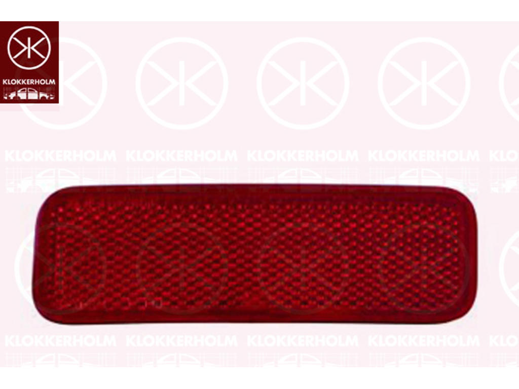Reflector, red, Right Rear