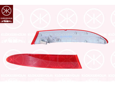 Reflector, Left Rear, red
