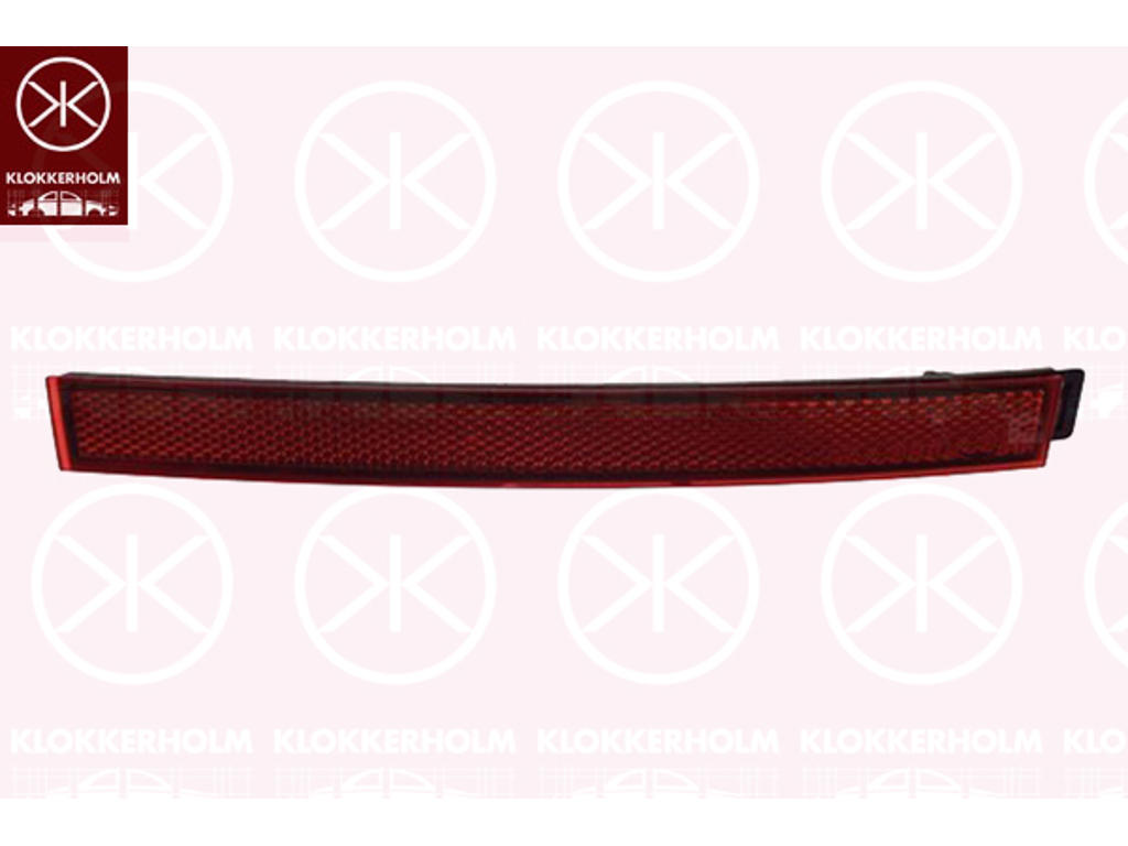 Reflector, Right Rear, Outer section, red