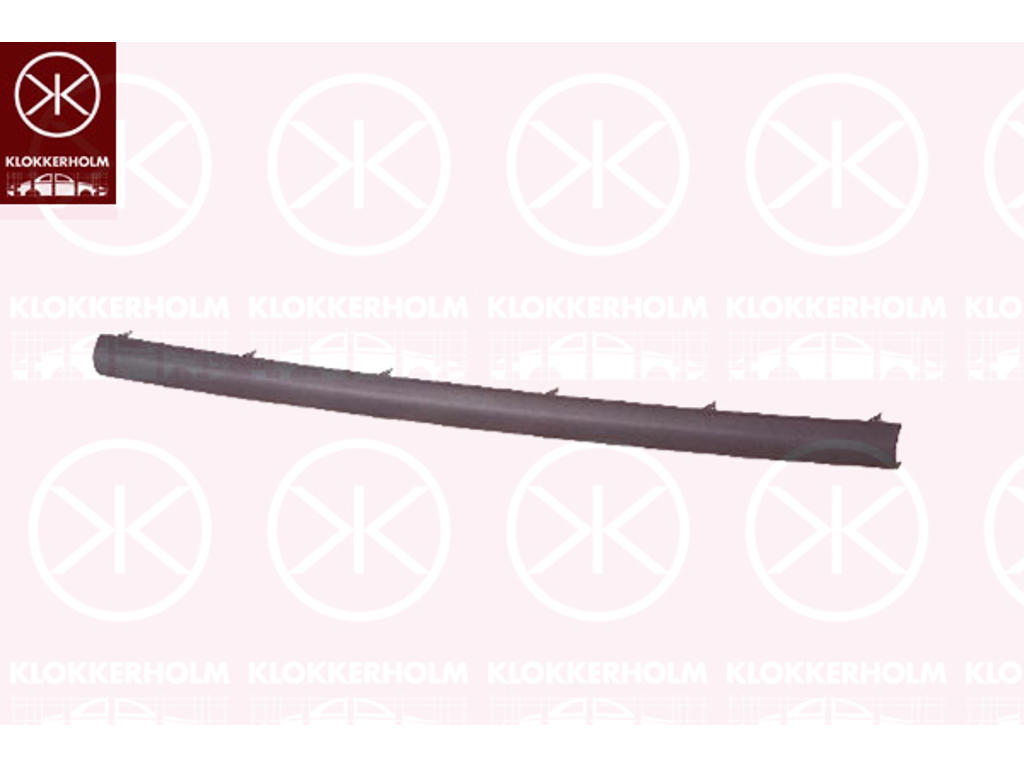 Trim/Protection Strip, bumper, Rear, Centre Section