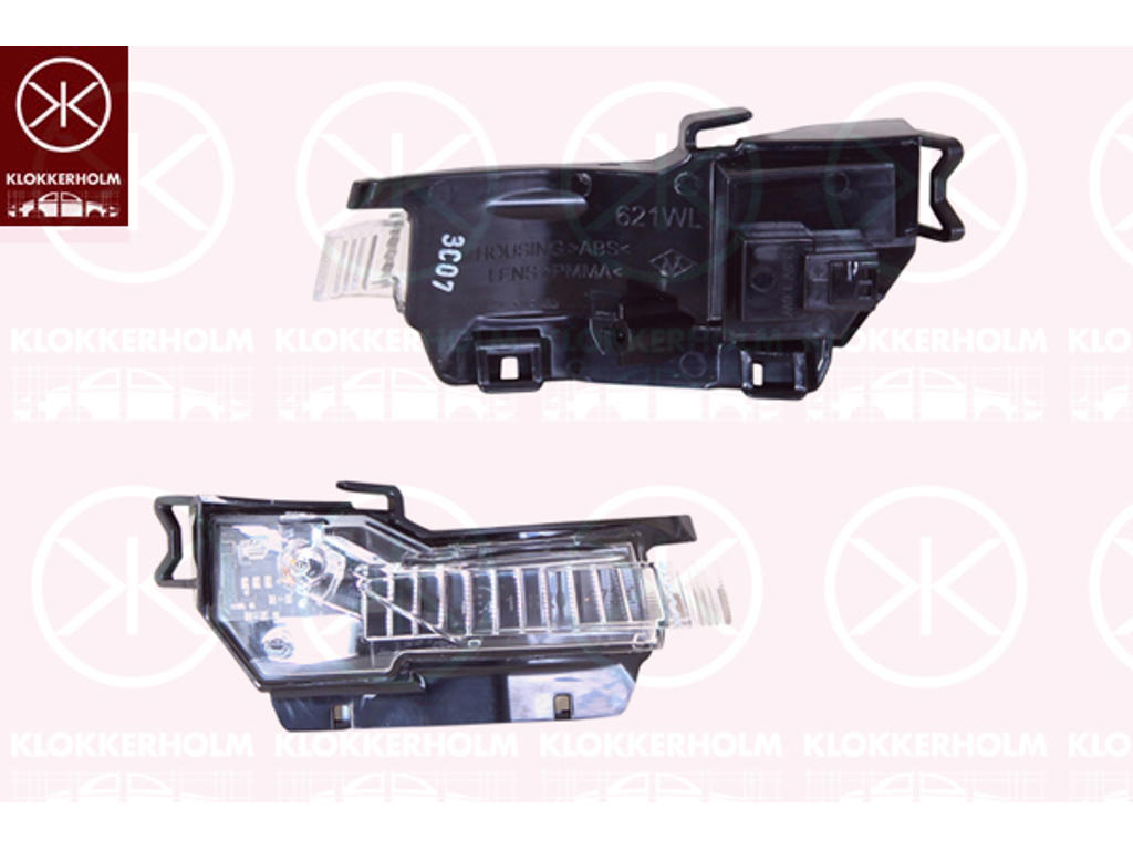 Direction Indicator, Left, Exterior Mirror, LED