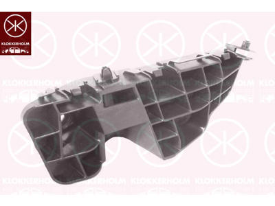 Mounting Bracket, bumper, Plastic, Left Front