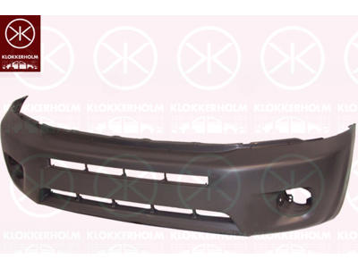 Bumper, Front, with holes for extensions, with hole(s) for fog lights, dark grey