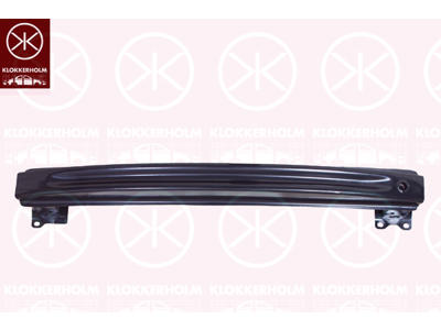 Support, bumper, Rear, Steel, not for vehicle equipment line/variant: RS