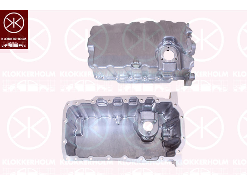 Oil Sump, Aluminium, with bore for oil-level sensor