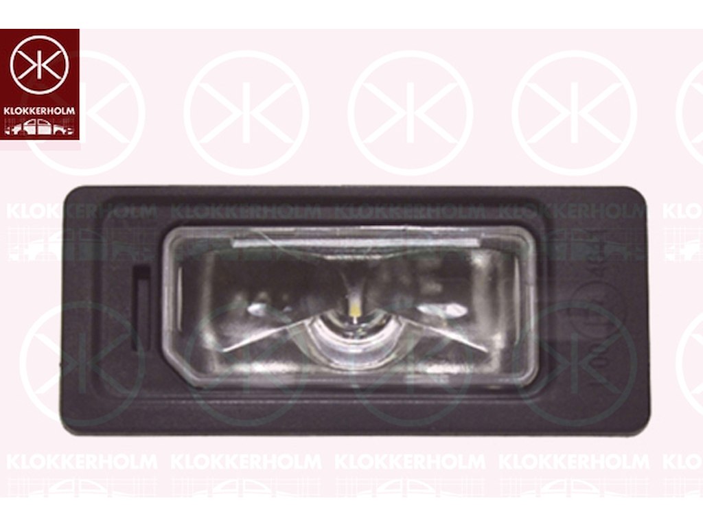 Licence Plate Light, LED, with bulb holder