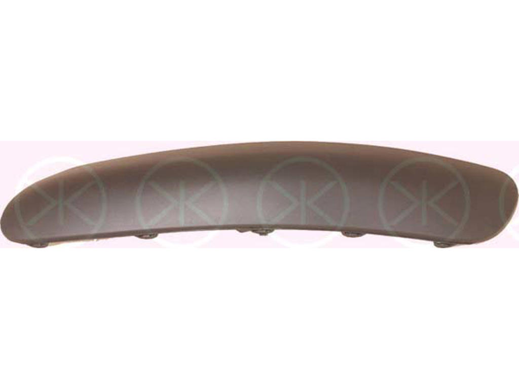 Trim/Protection Strip, bumper, black, Left Front