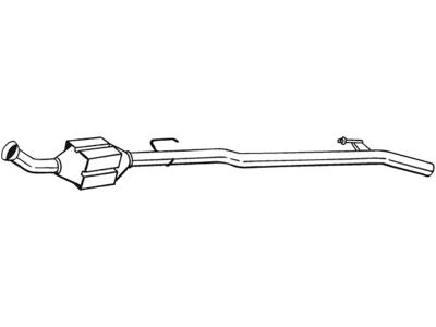 Catalytic Converter, with mounting parts, Emission Standard: Euro 2